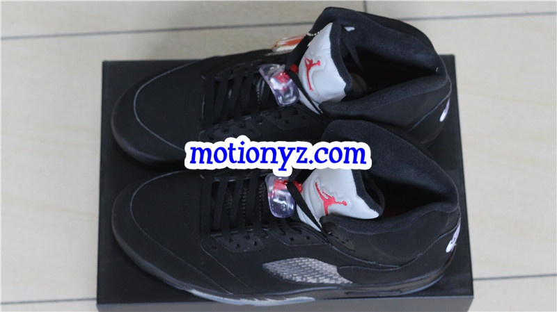 Authentic Air Jordan 5 Retro Blackmetallic